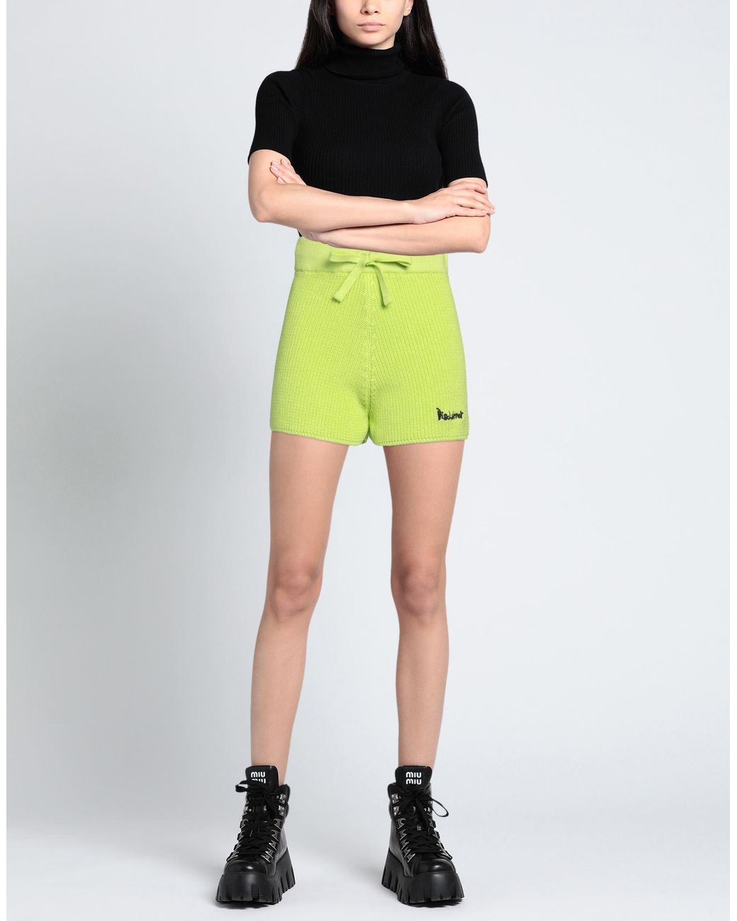 DISCLAIMER Yellow Shorts & Bermuda Shorts