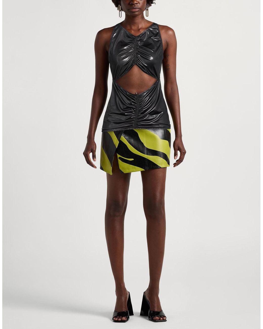 Pinko Black Top Polyester, Elastane