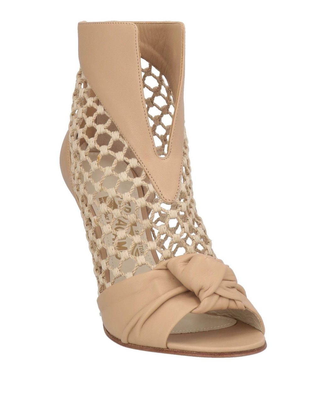 Ferragamo Natural Ankle Boots
