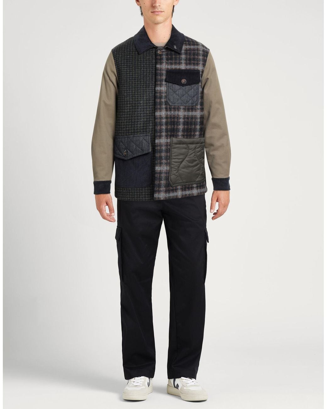 Bob Black Jacket Polyester, Acrylic, Virgin Wool for men