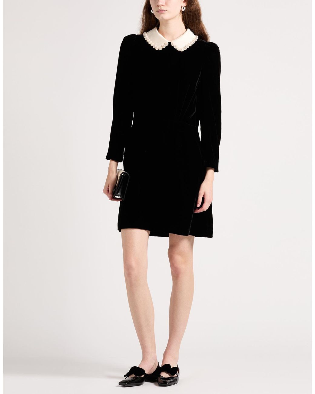 Sandro Black Mini Dress