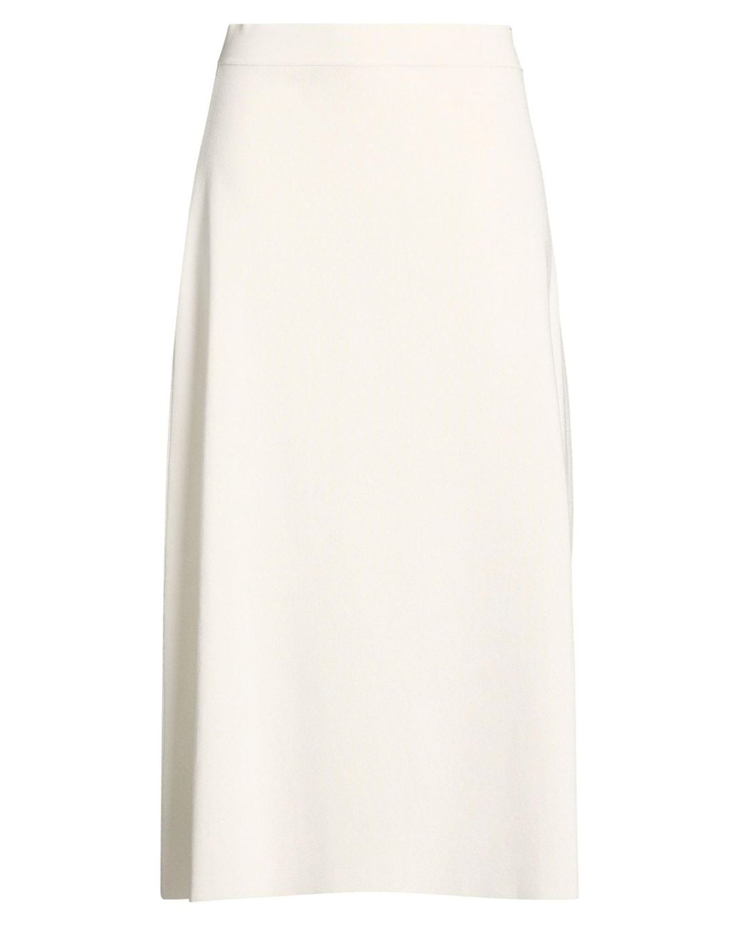 Gentry Portofino White Midi Skirt