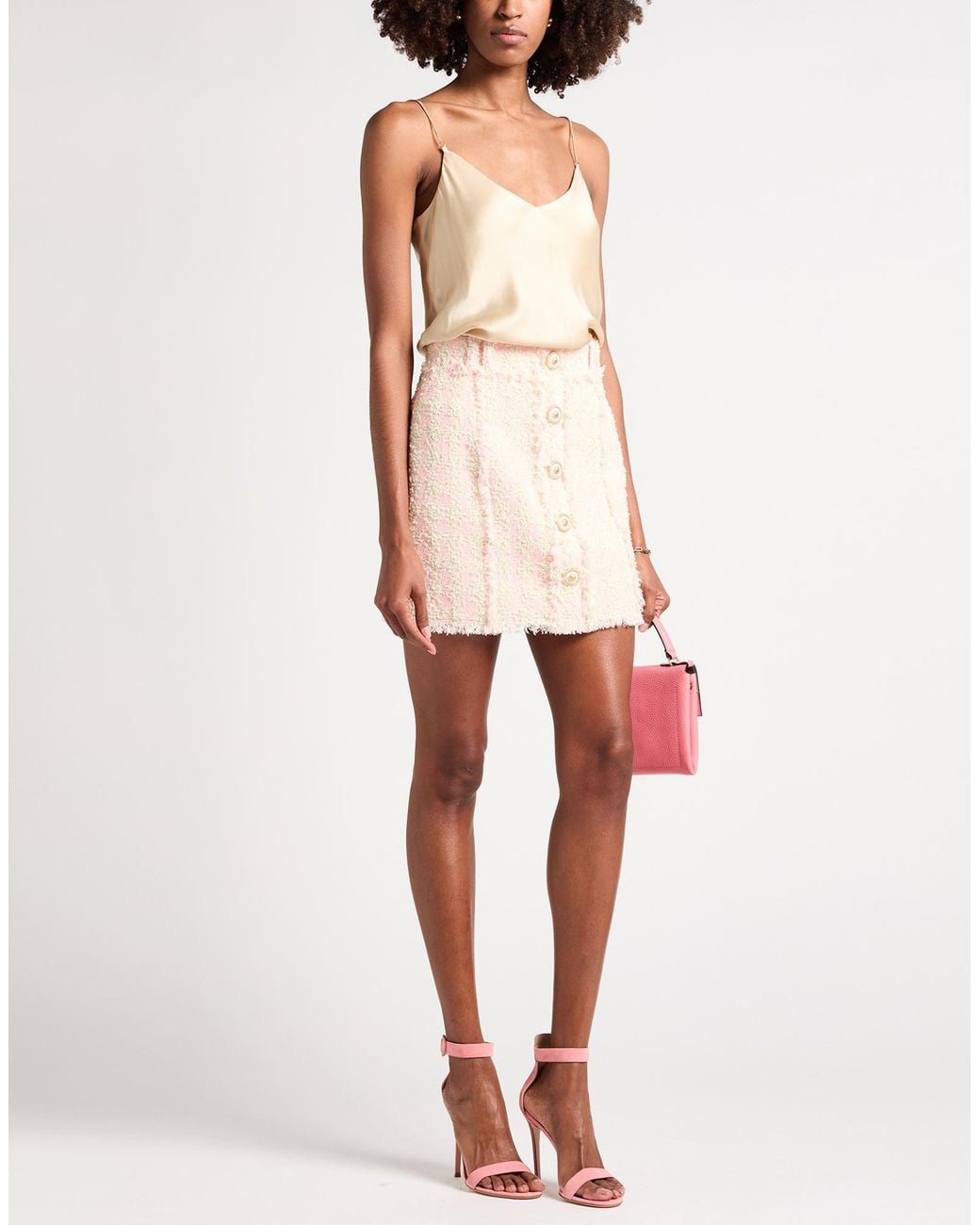 Balmain Natural Mini Skirt