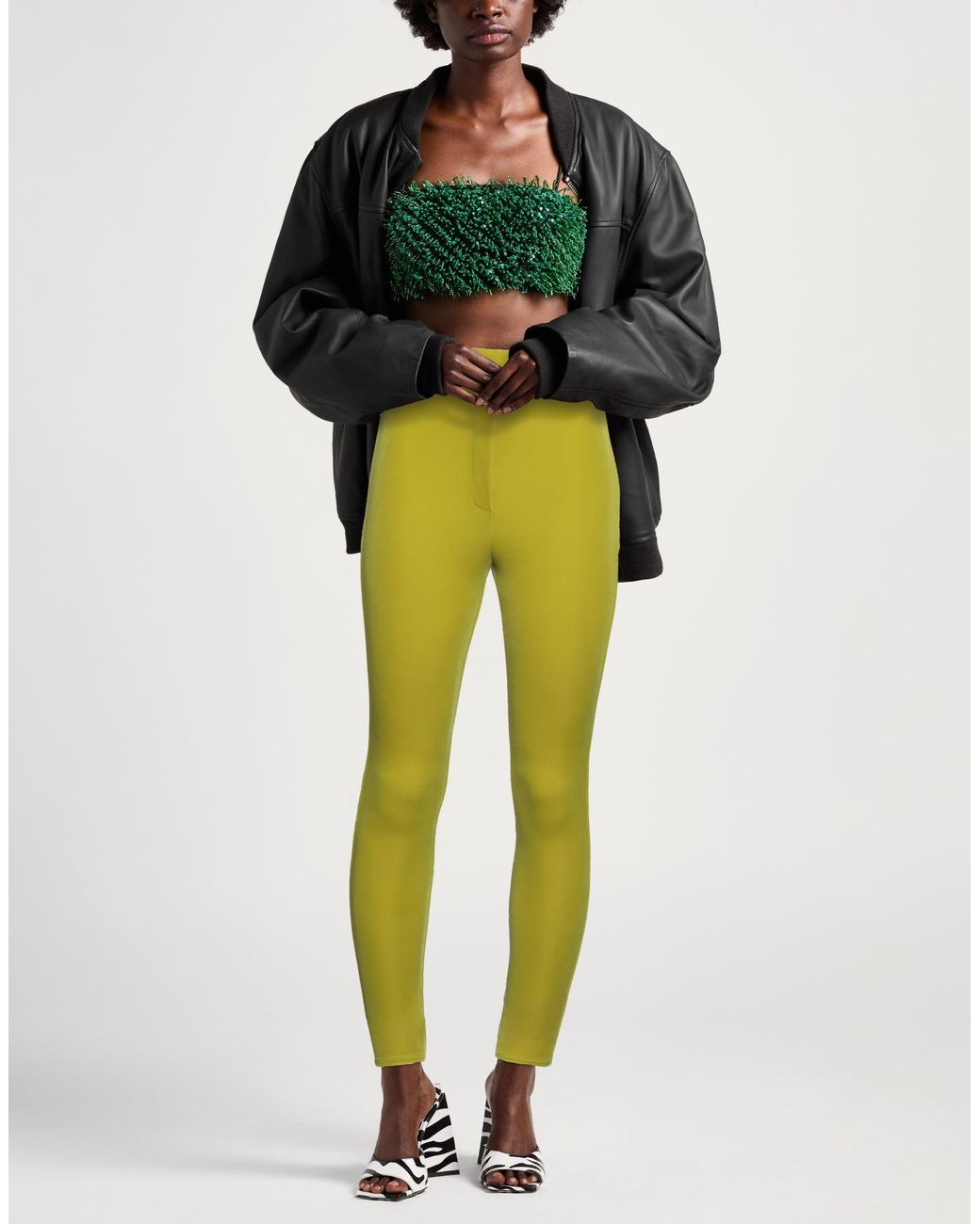 Elisabetta Franchi Yellow Pants