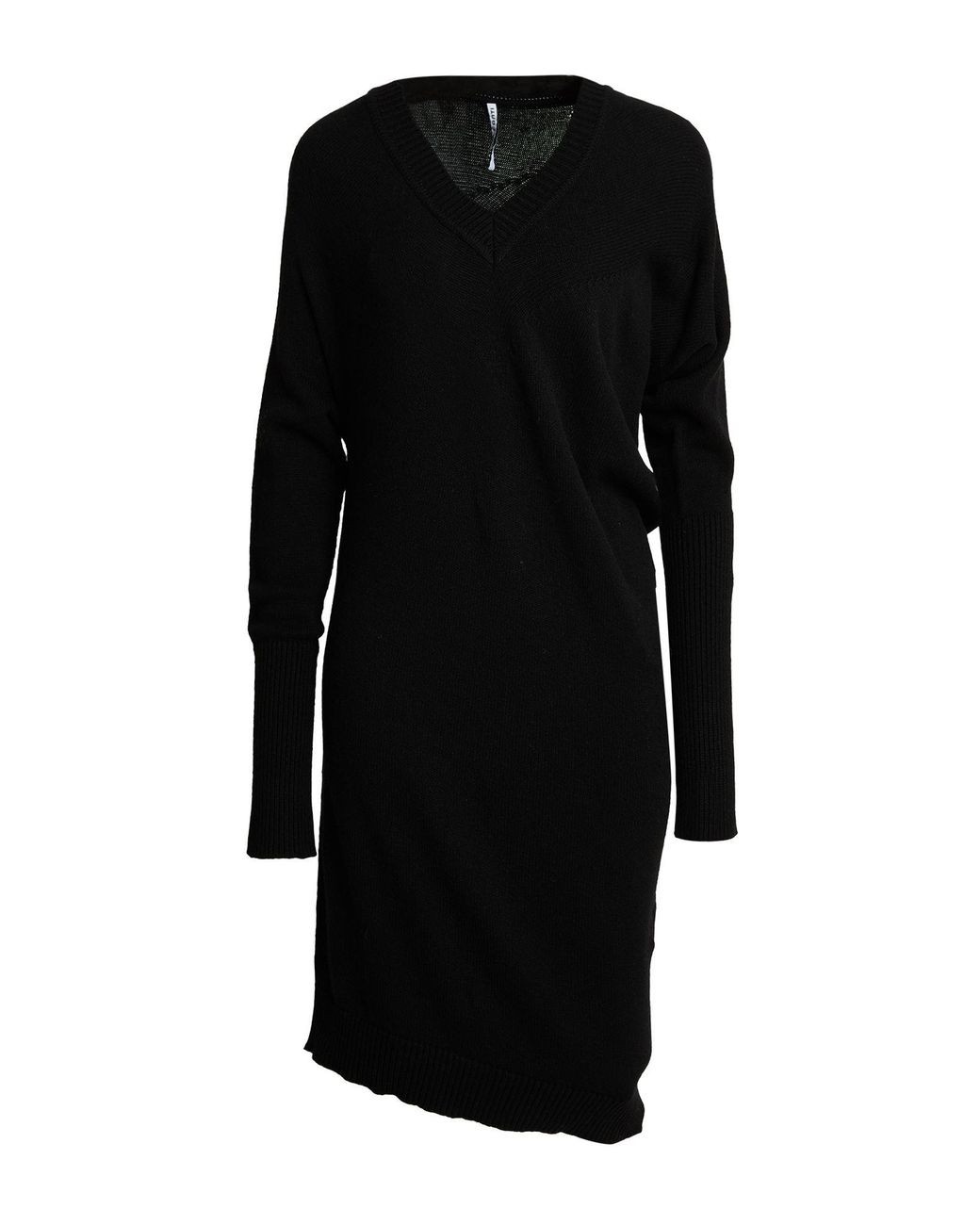 Liviana Conti Black Midi Dress Cashmere, Polyamide