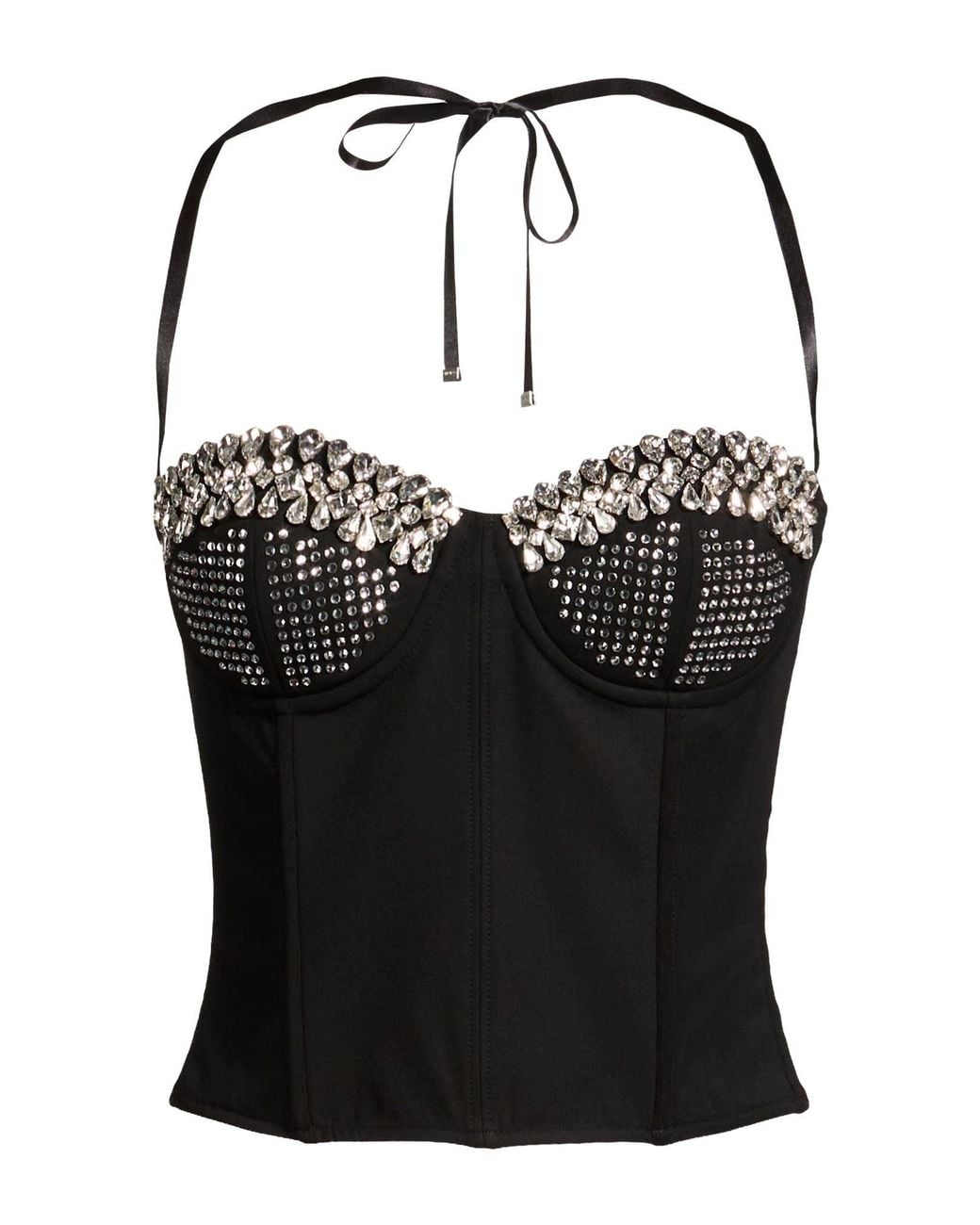 Pinko Black Top Polyester, Viscose, Elastane