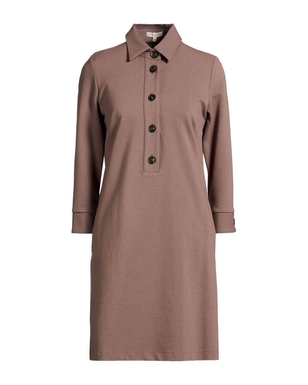 Camicettasnob Brown Mini Dress