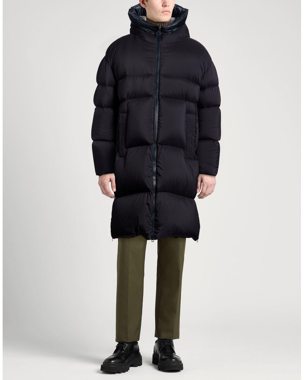 Herno Blue Midnight Puffer Polyamide for men