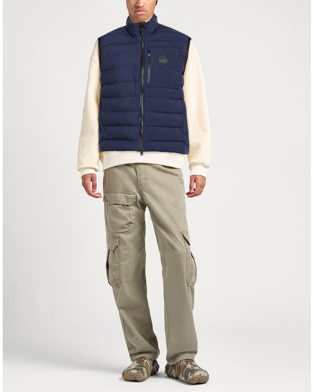 North Sails Blue Gilet for men