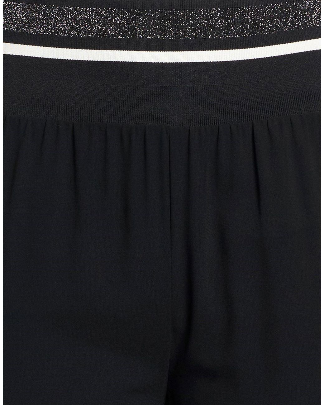 Patrizia Pepe Black Pants Polyester, Polyamide, Elastane, Cotton, Viscose