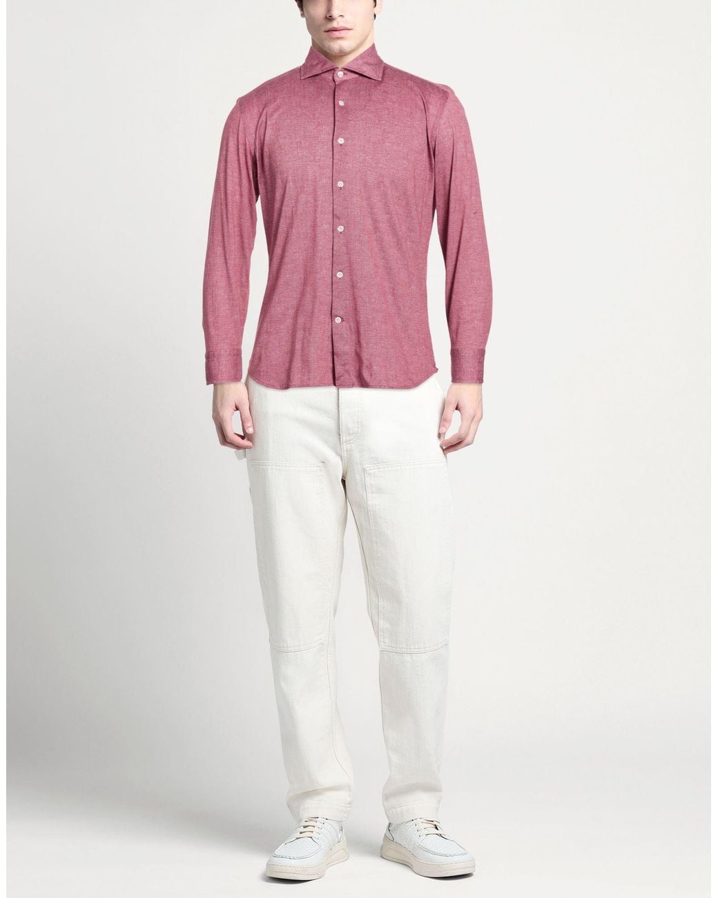 Sonrisa Pink Shirt for men