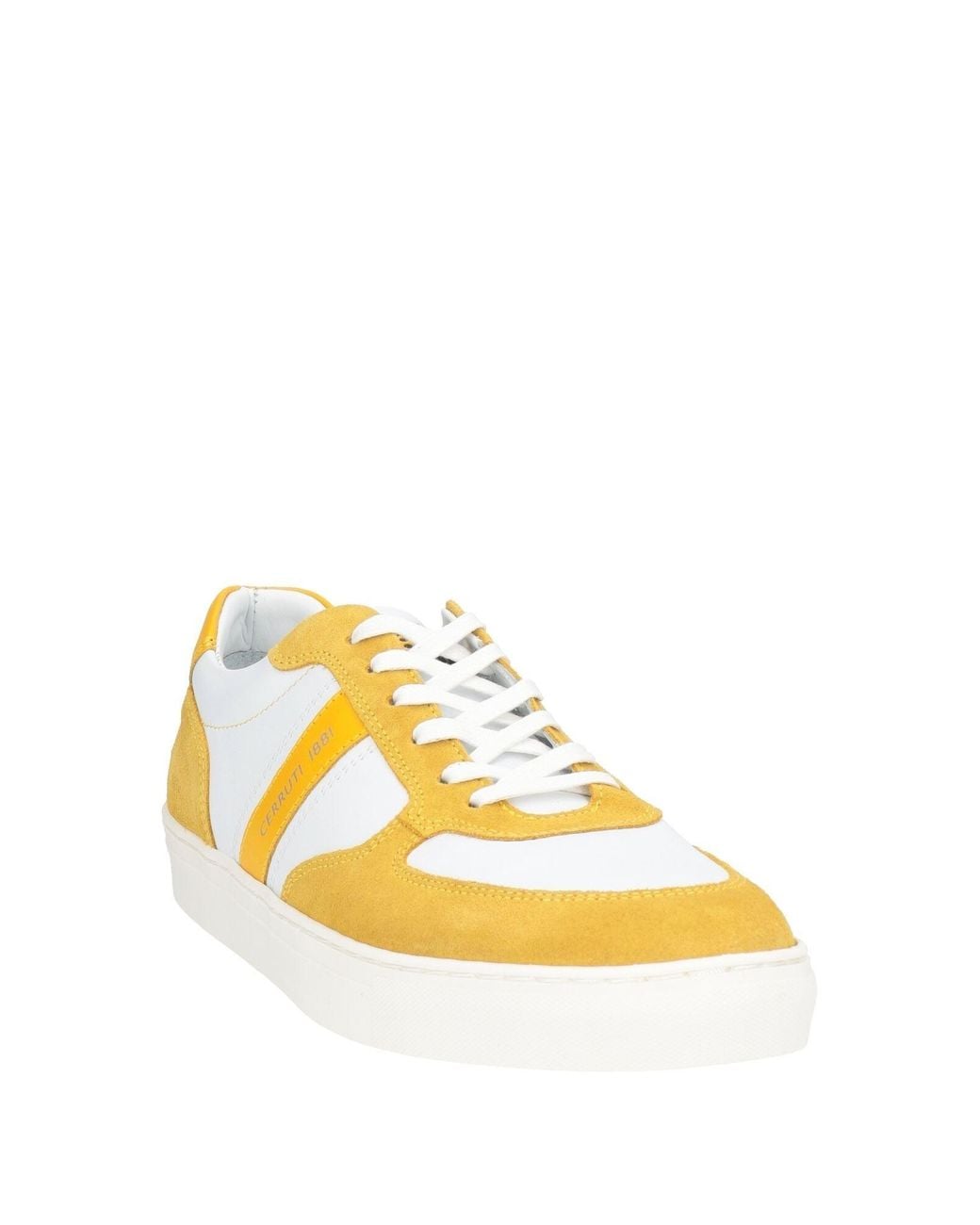 Cerruti 1881 Yellow Sneakers Leather for men
