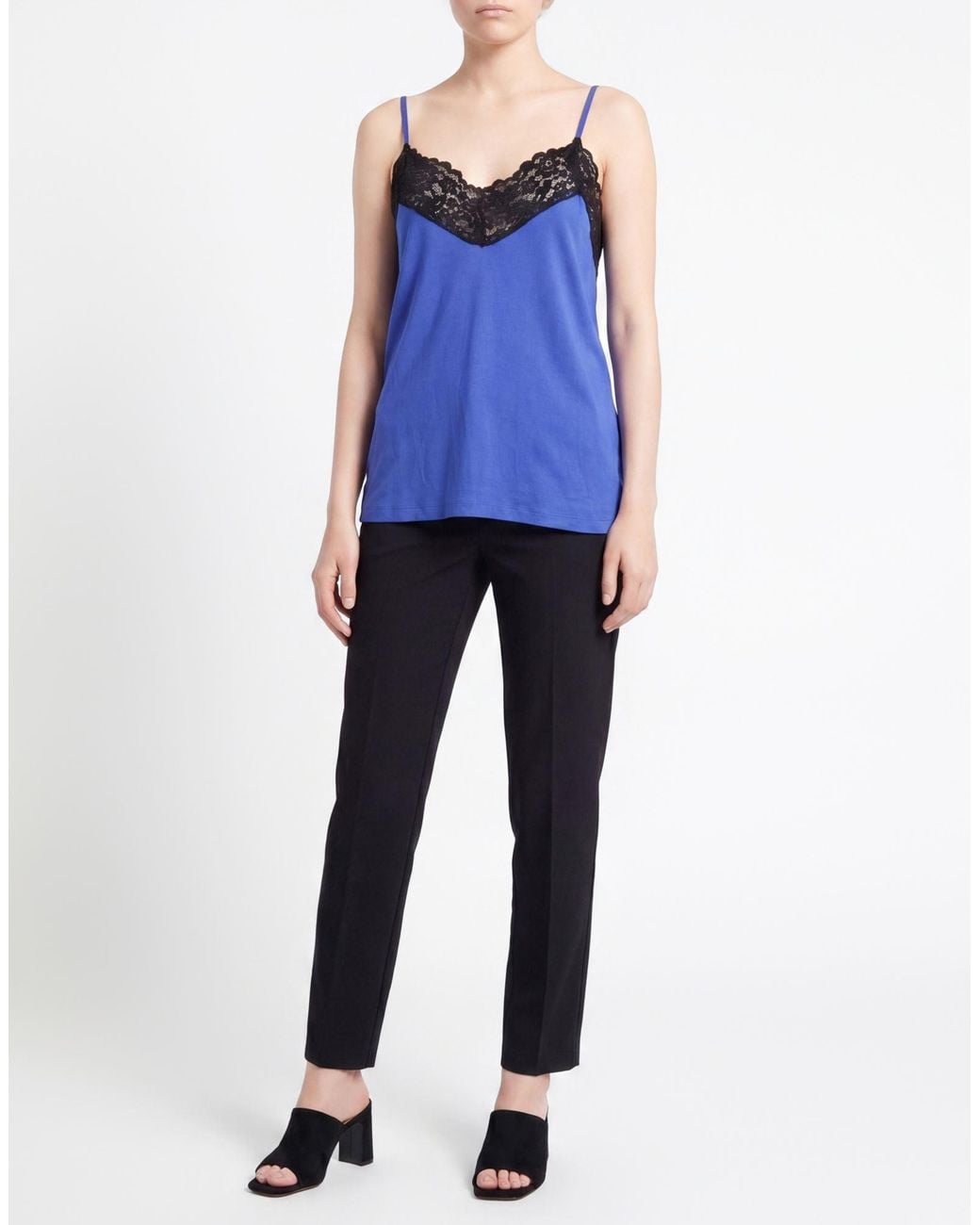 Liu Jo Blue Bright Top Viscose, Elastane