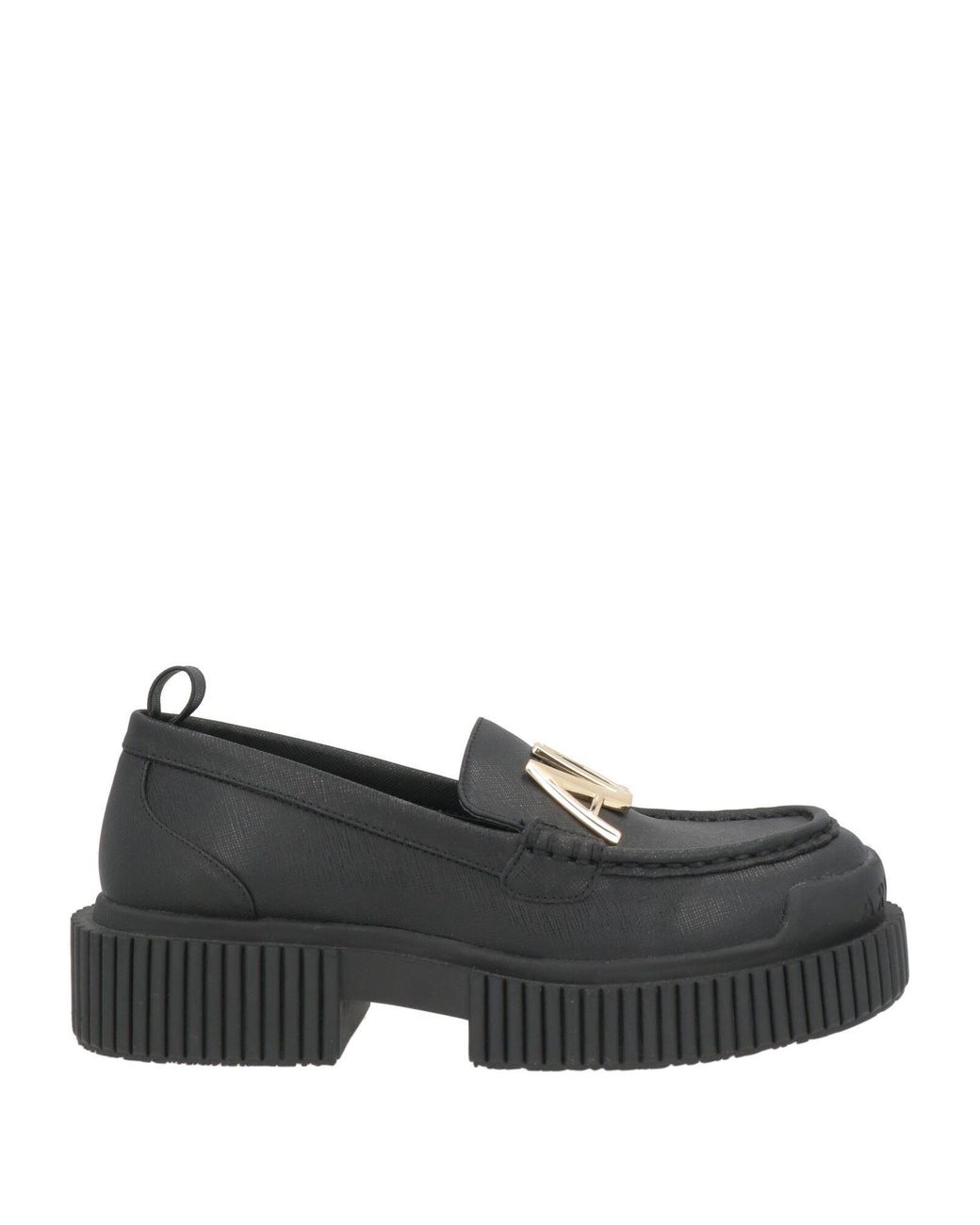 ARMANI EXCHANGE Black Mokassin