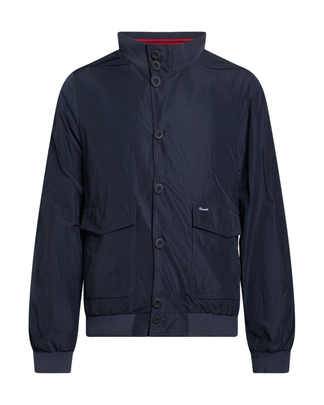 Façonnable Blue Jacket Polyester for men