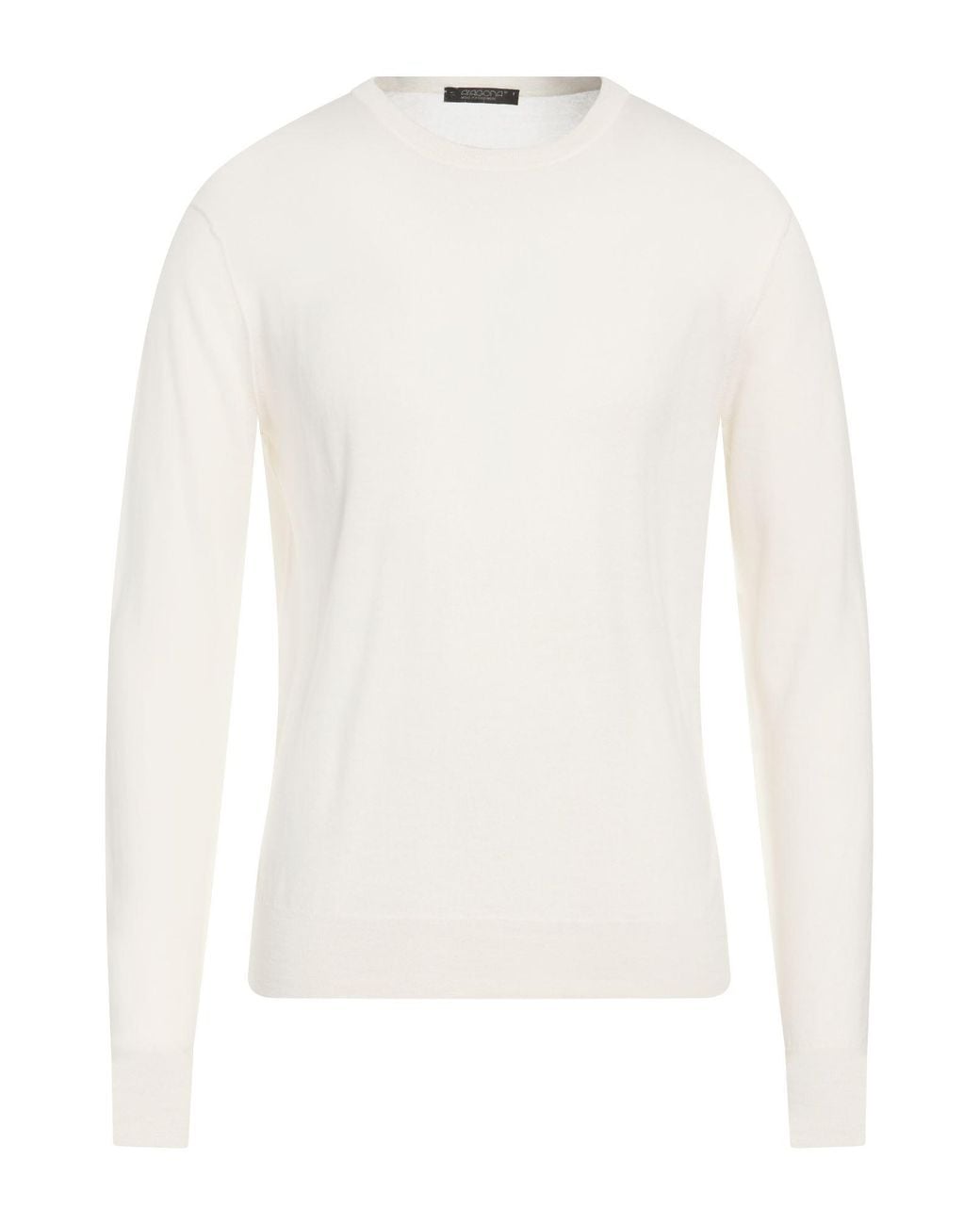 Aragona White Sweaters for men