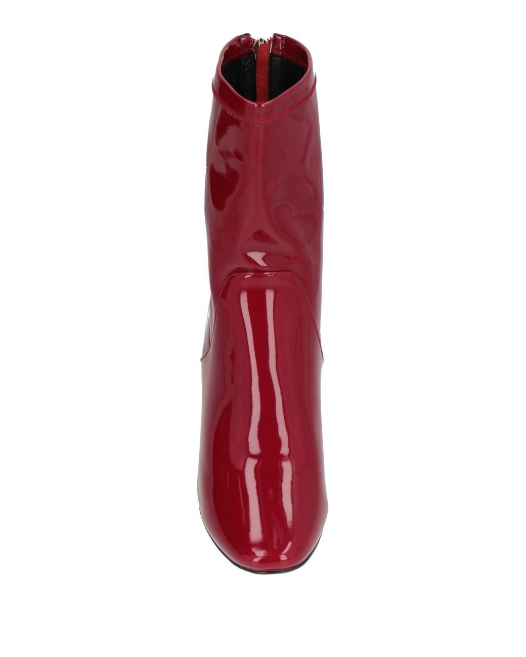 Exe' Red Ankle Boots