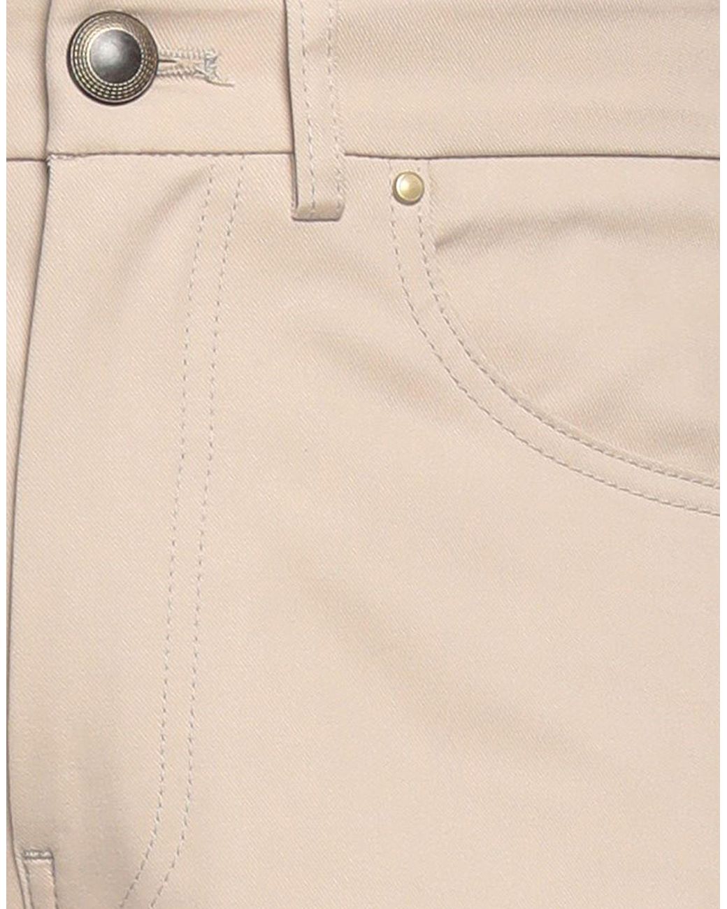 Berwich Natural Sand Pants Cotton, Elastane for men