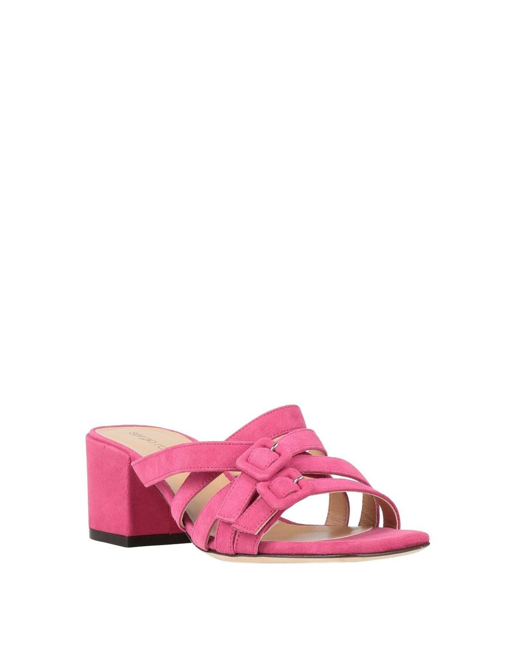 Sergio Rossi Pink Sandals Leather