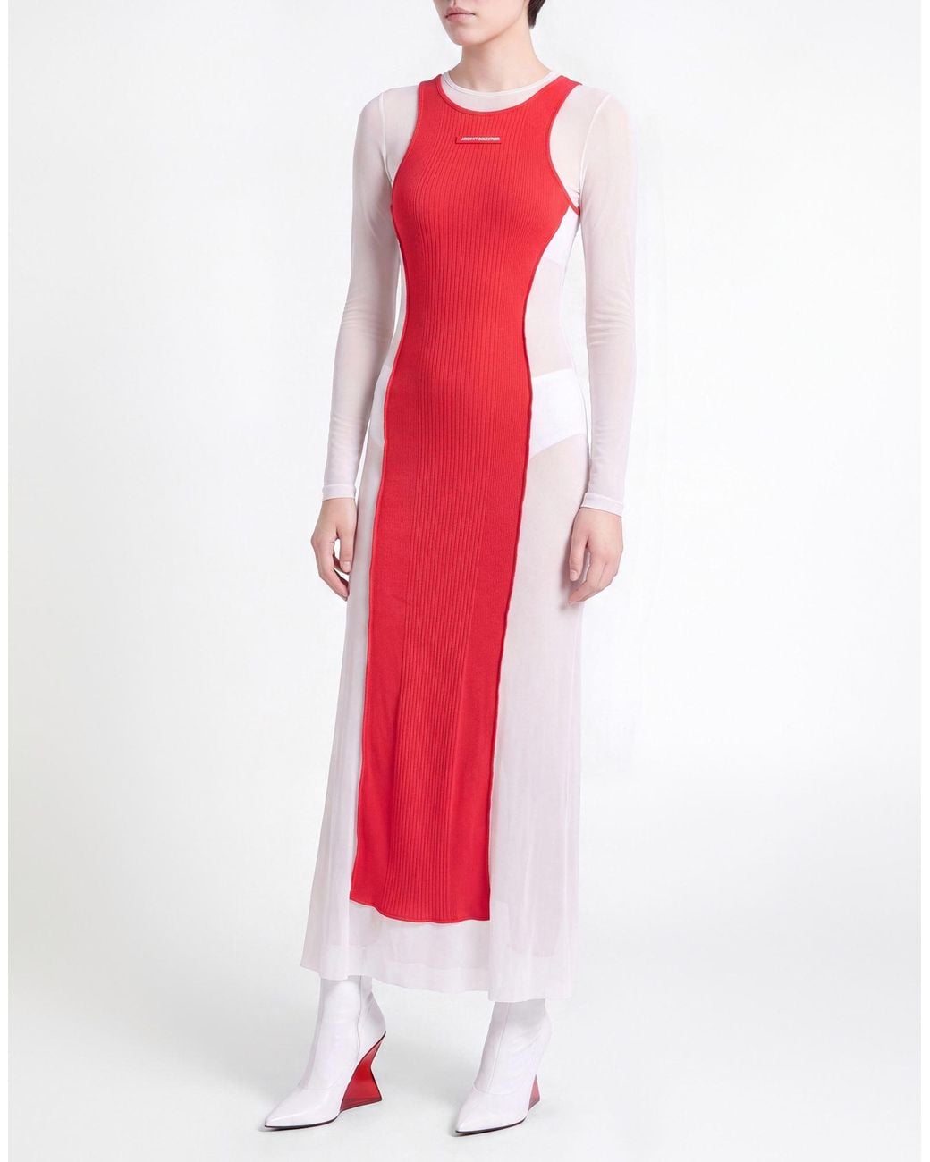 Jean Paul Gaultier Red Maxi Dress