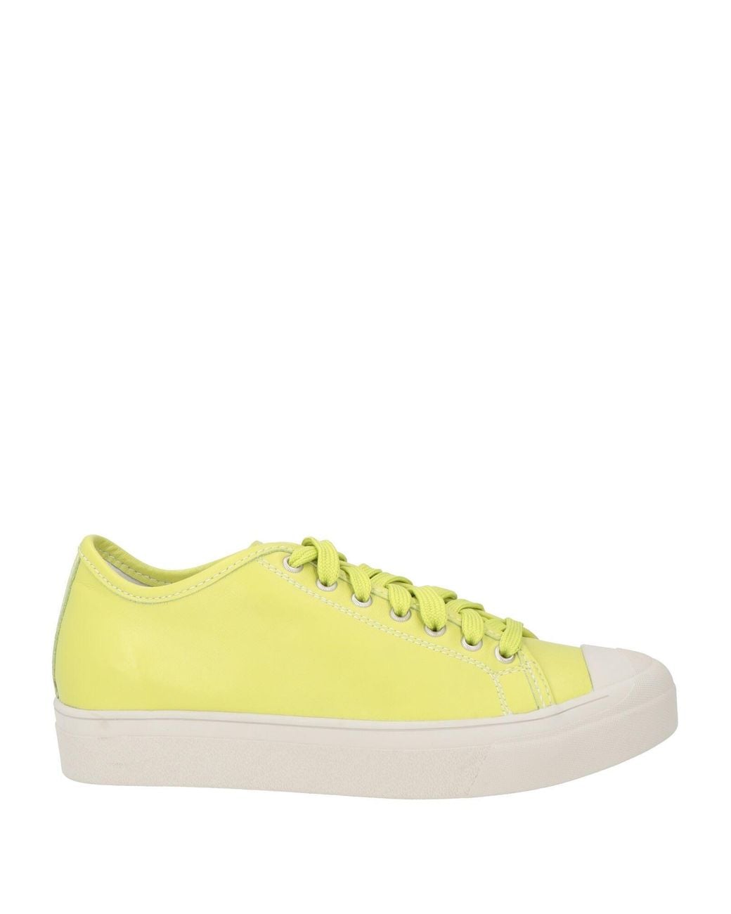 Sofie D'Hoore Yellow Lime Sneakers Leather