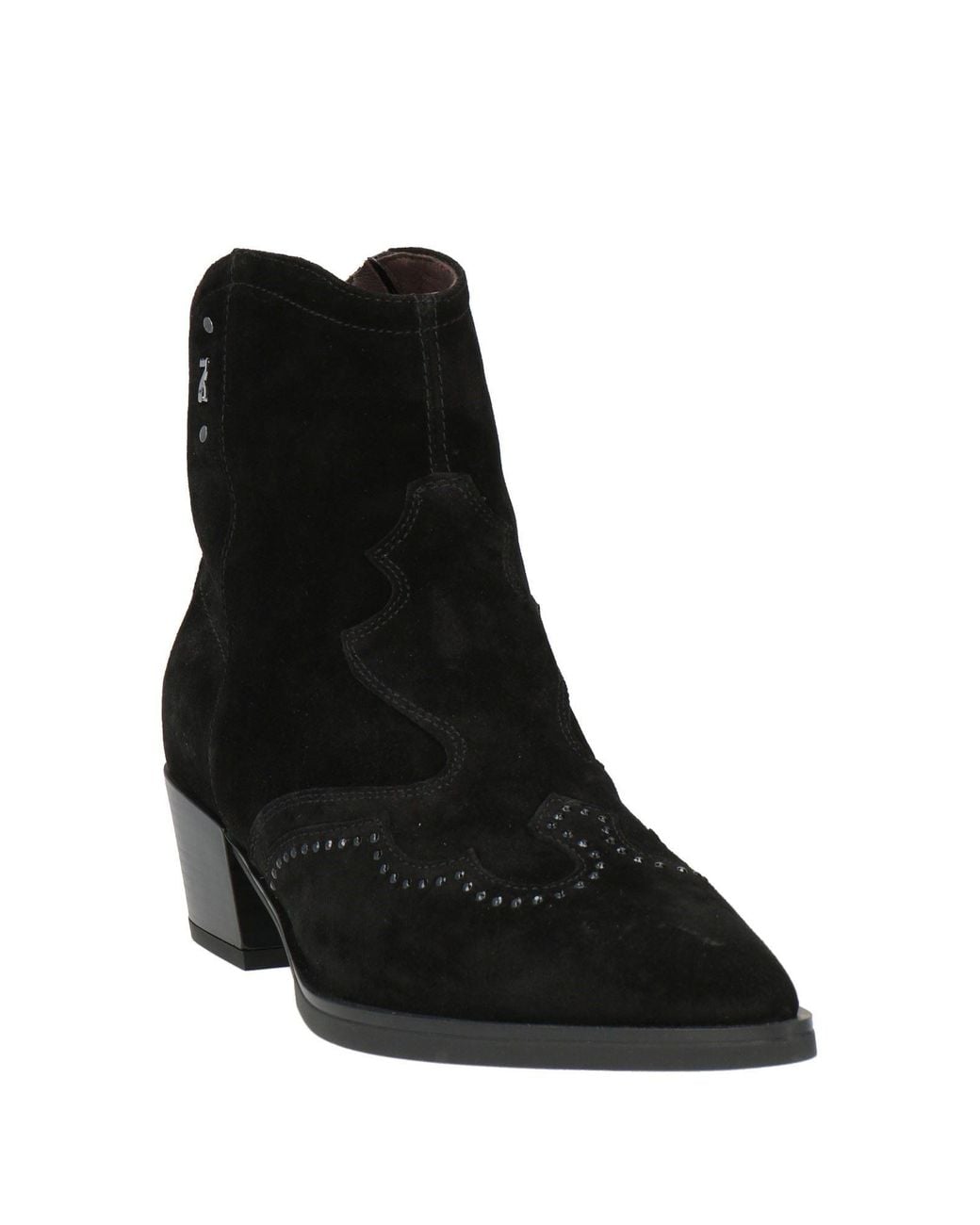 Nero Giardini Black Ankle Boots Leather