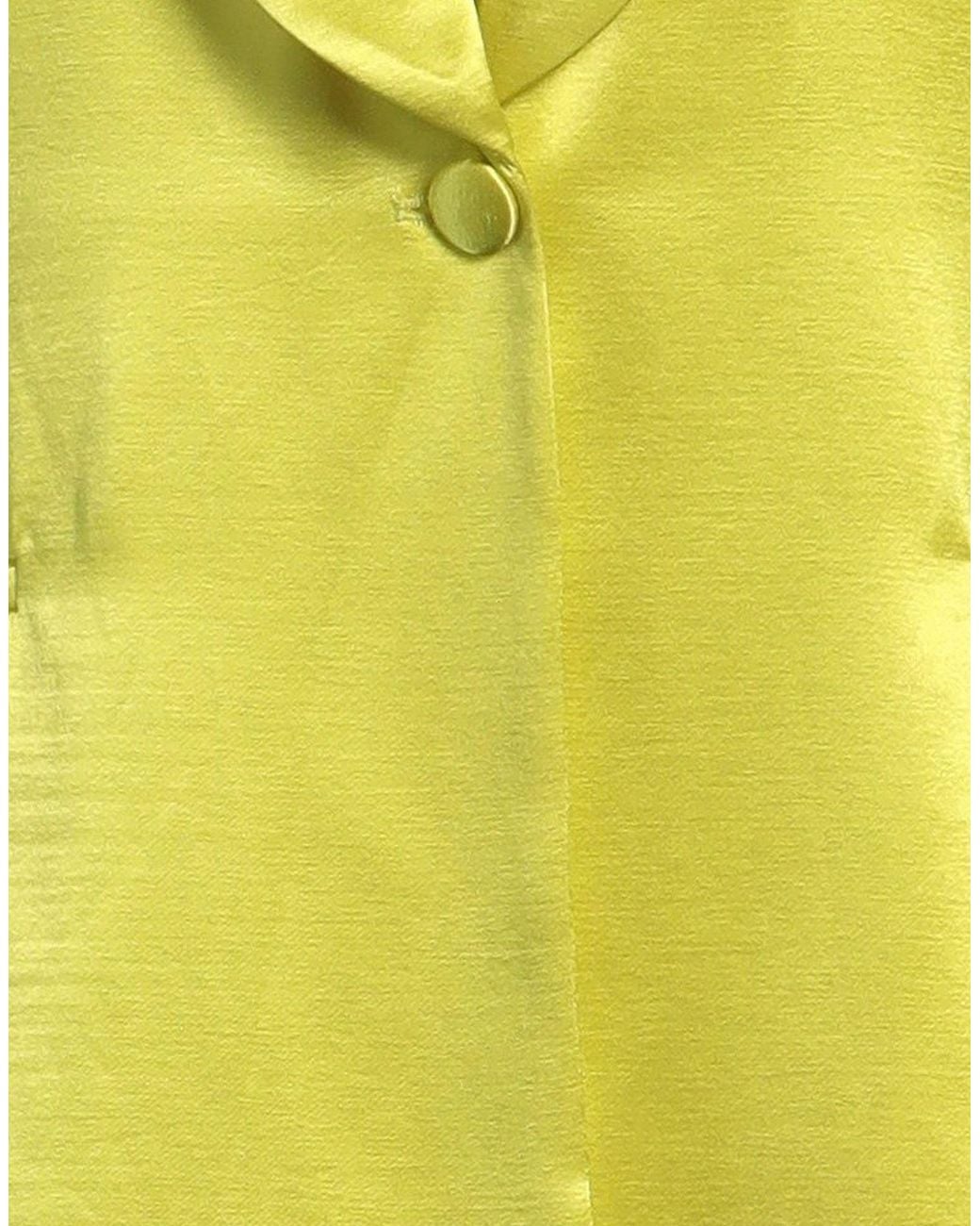 Jijil Yellow Blazer Viscose, Polyester