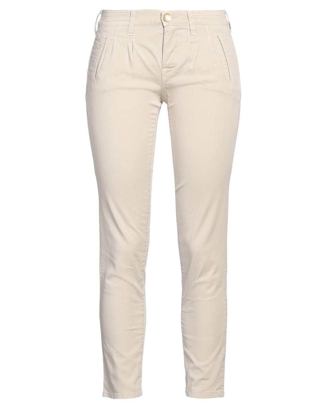 Jacob Cohen Natural Pants Cotton, Elastane