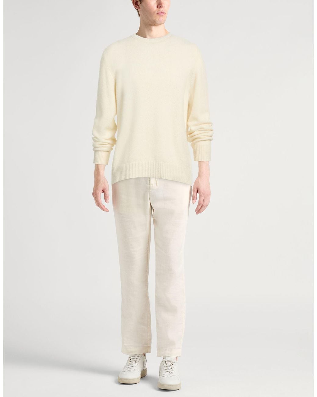 Pullover di Lardini in White da Uomo