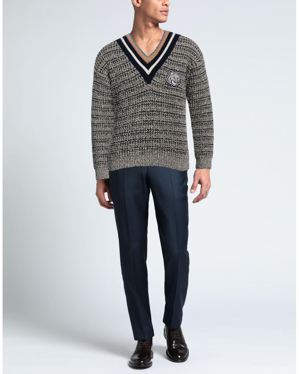 Pullover Maison Kitsuné de hombre de color Gray