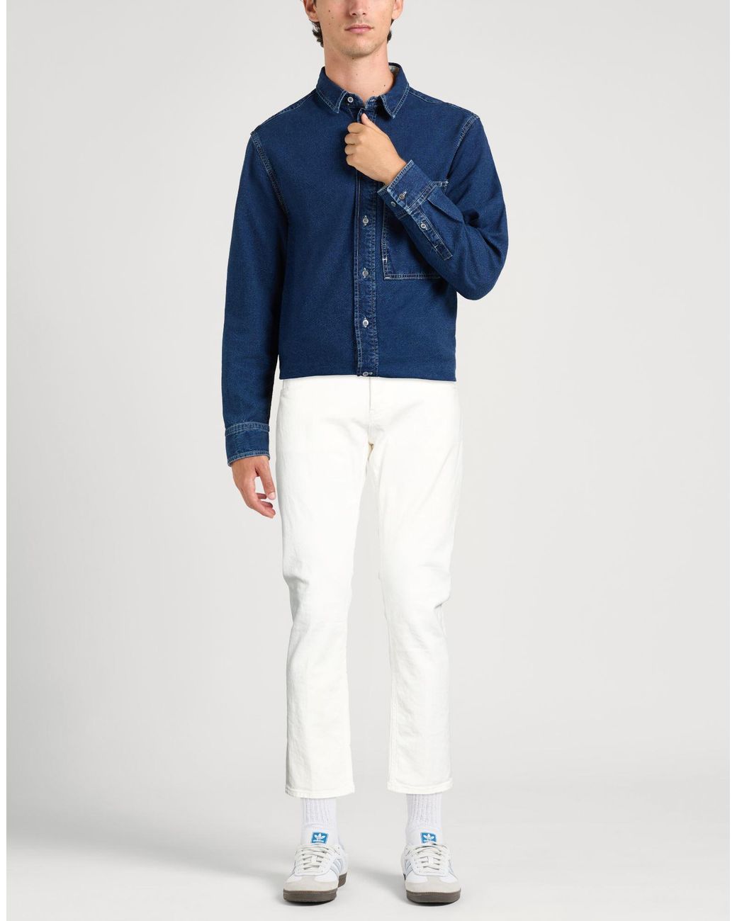 Dondup White Jeans for men