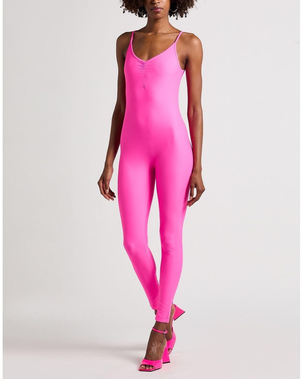 Amen Pink Jumpsuit Polyamide, Elastane