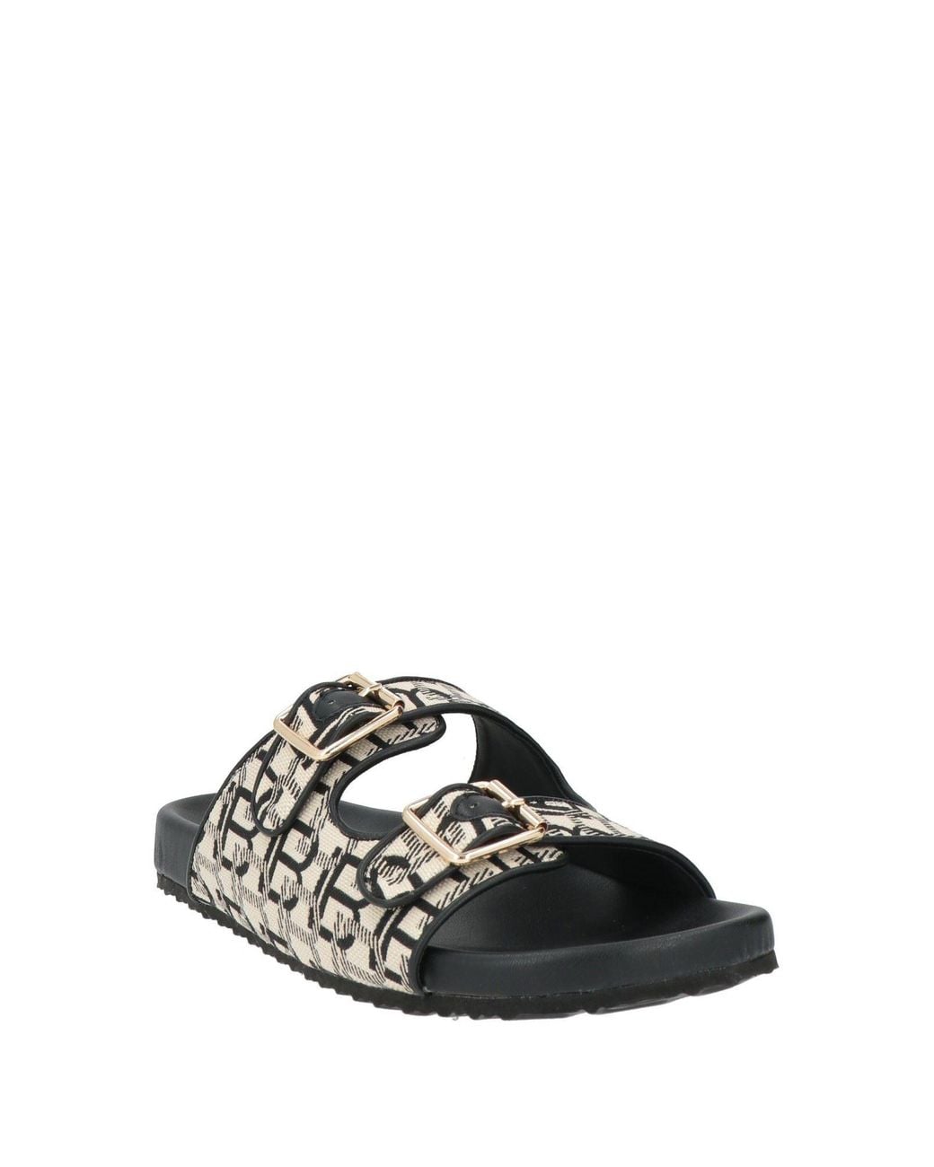 Laura Biagiotti White Sandals Textile Fibers