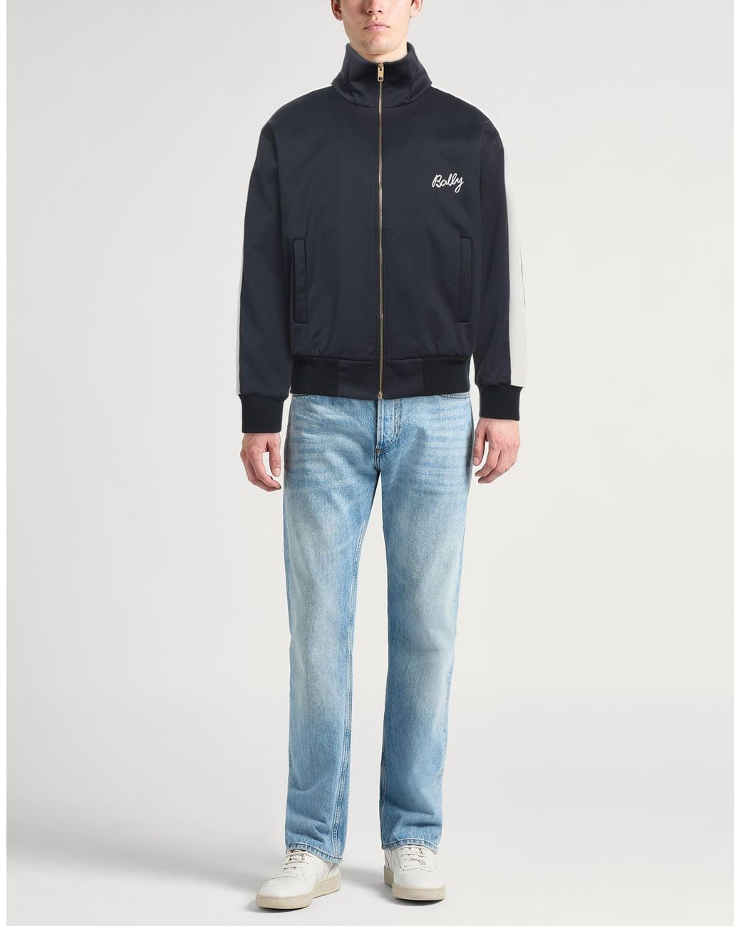 Bally Blue Midnight Sweatshirt Cotton, Polyamide for men