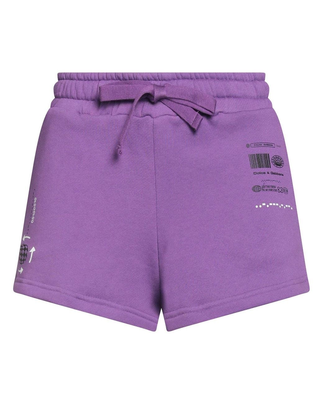 Dolce & Gabbana Purple Shorts & Bermuda Shorts Cotton