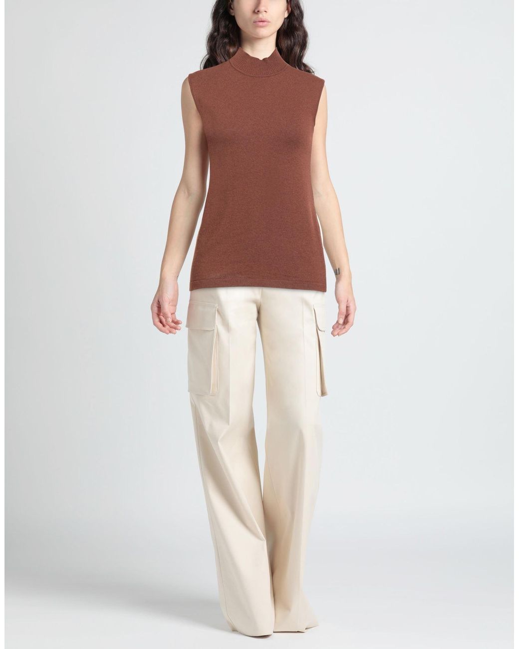 Raffaela D'angelo Brown Turtleneck