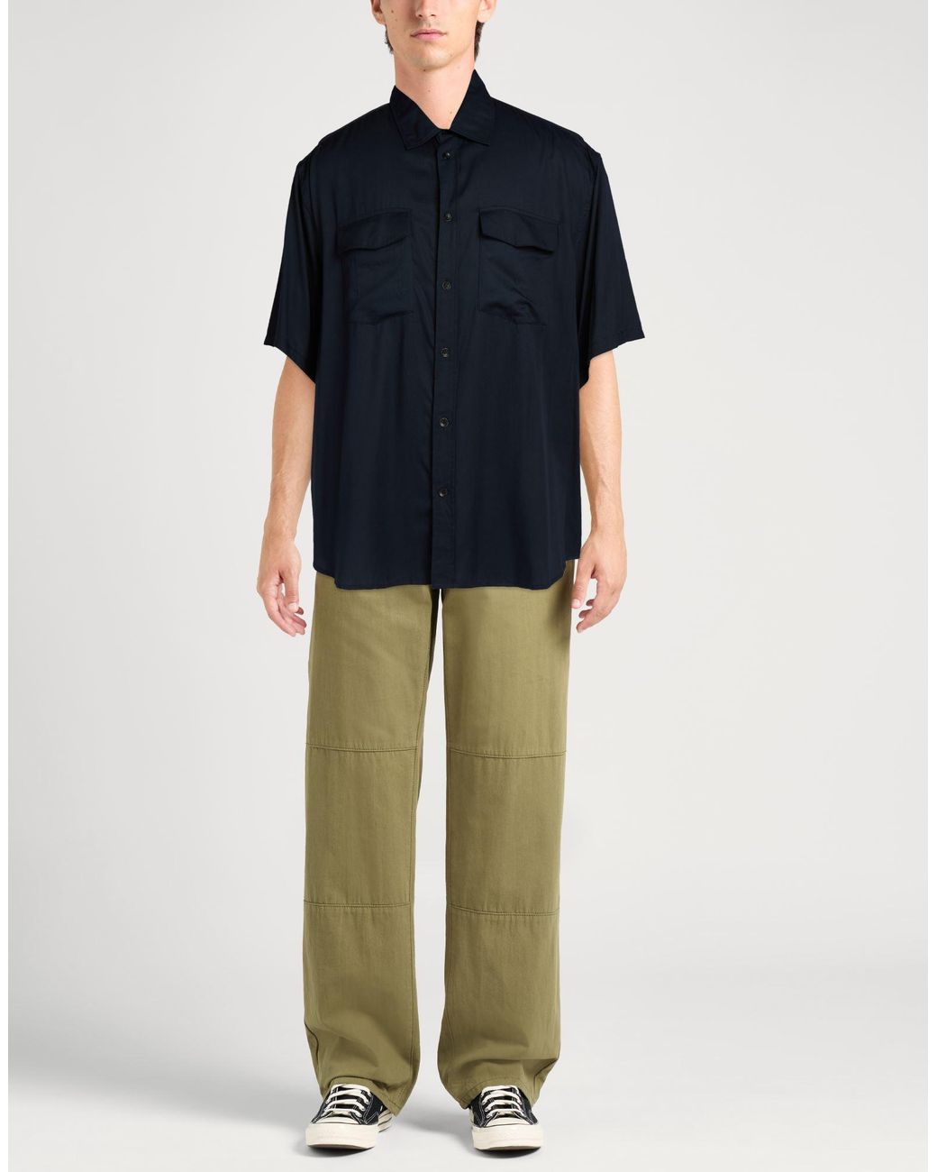 Rag & Bone Blue Midnight Shirt Modal for men