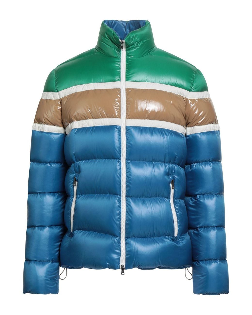 Herno Blue Azure Puffer Polyamide, Polyurethane for men