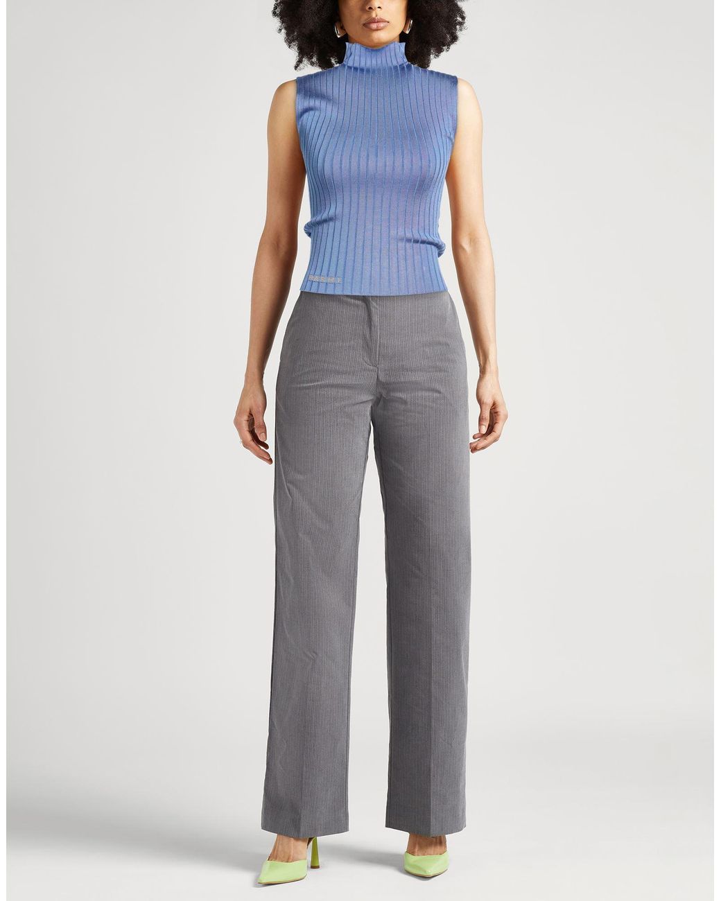 Marni Blue Light Turtleneck Viscose, Polyamide, Elastane