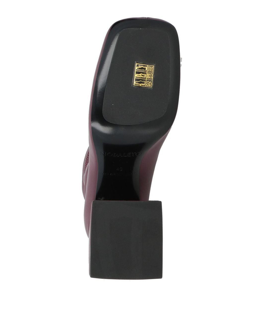 NODALETO Purple Ankle Boots