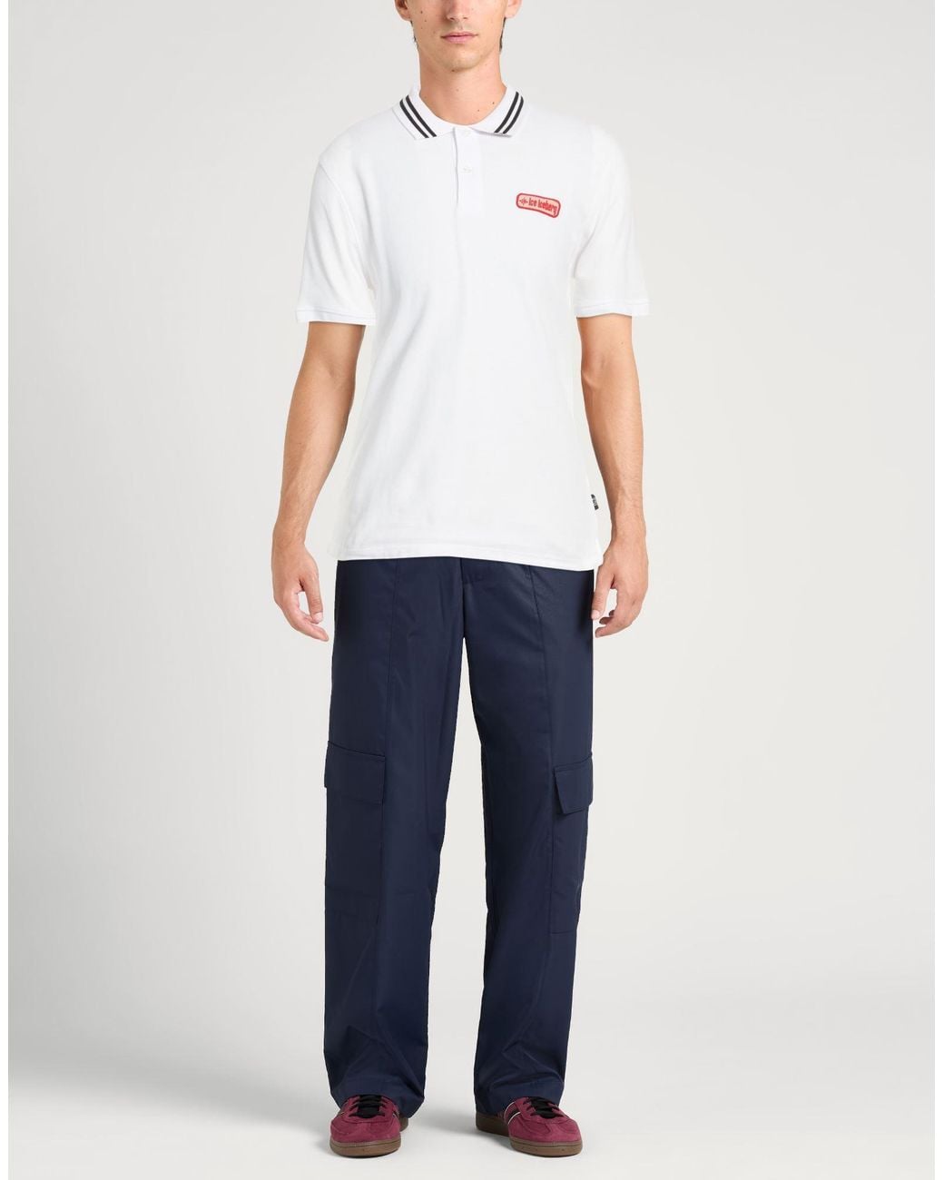 Ice Iceberg White Polo Shirt Cotton for men