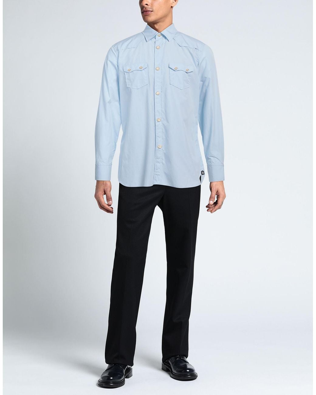 Lardini Blue Shirt for men