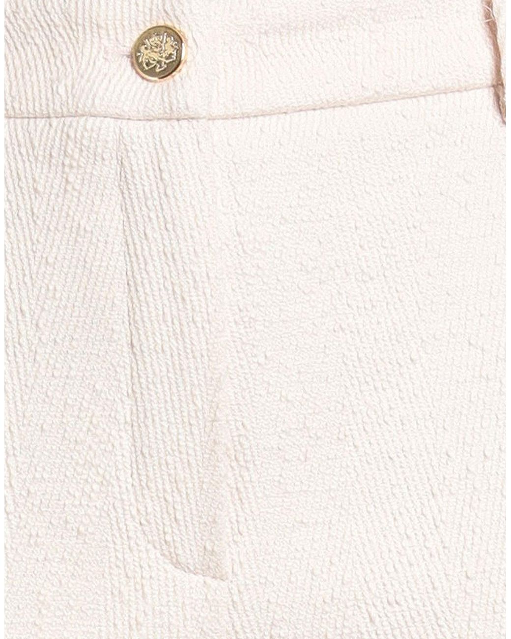 Seductive White Pants Cotton, Polyester, Elastane