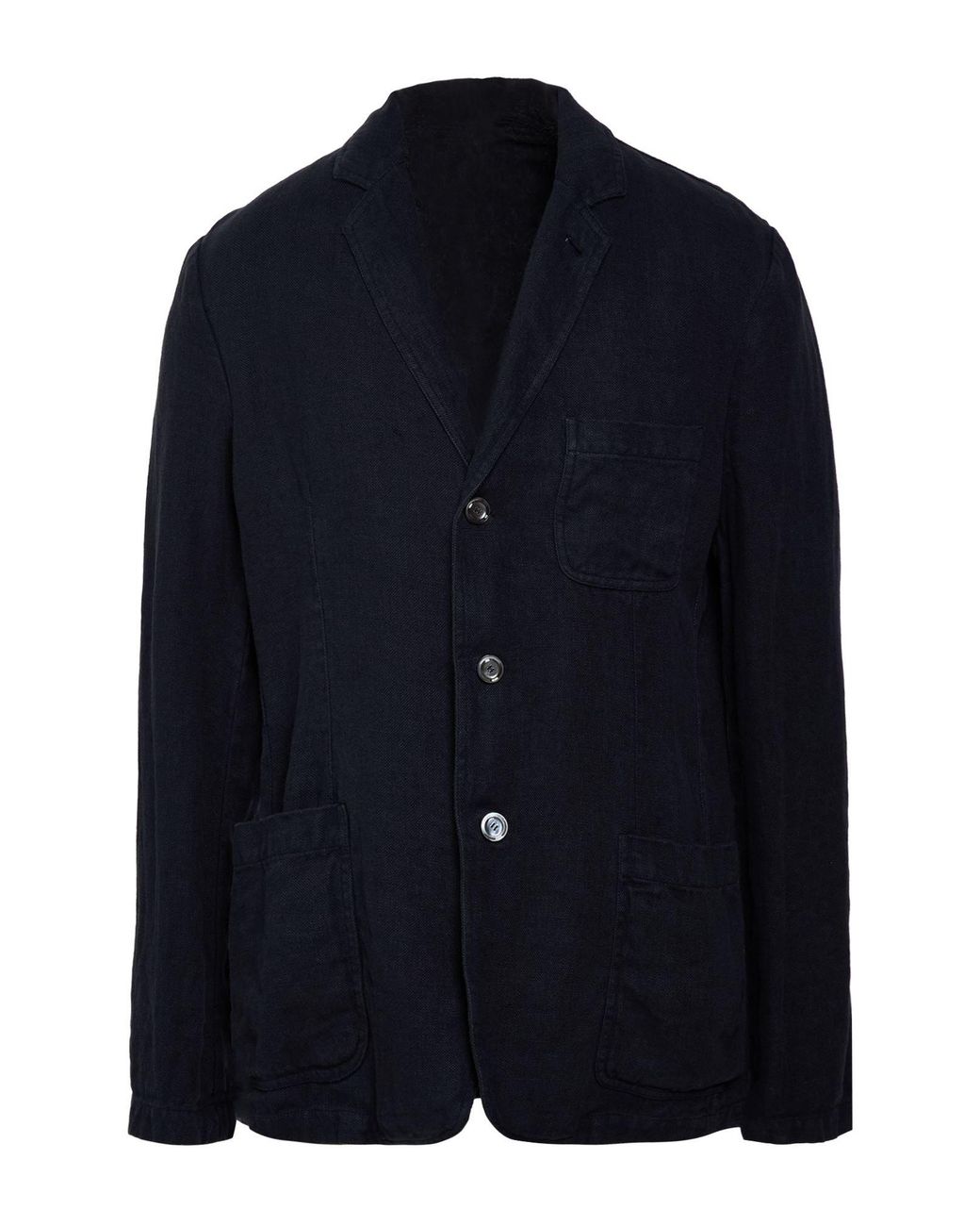 Aspesi Blue Blazer Linen for men