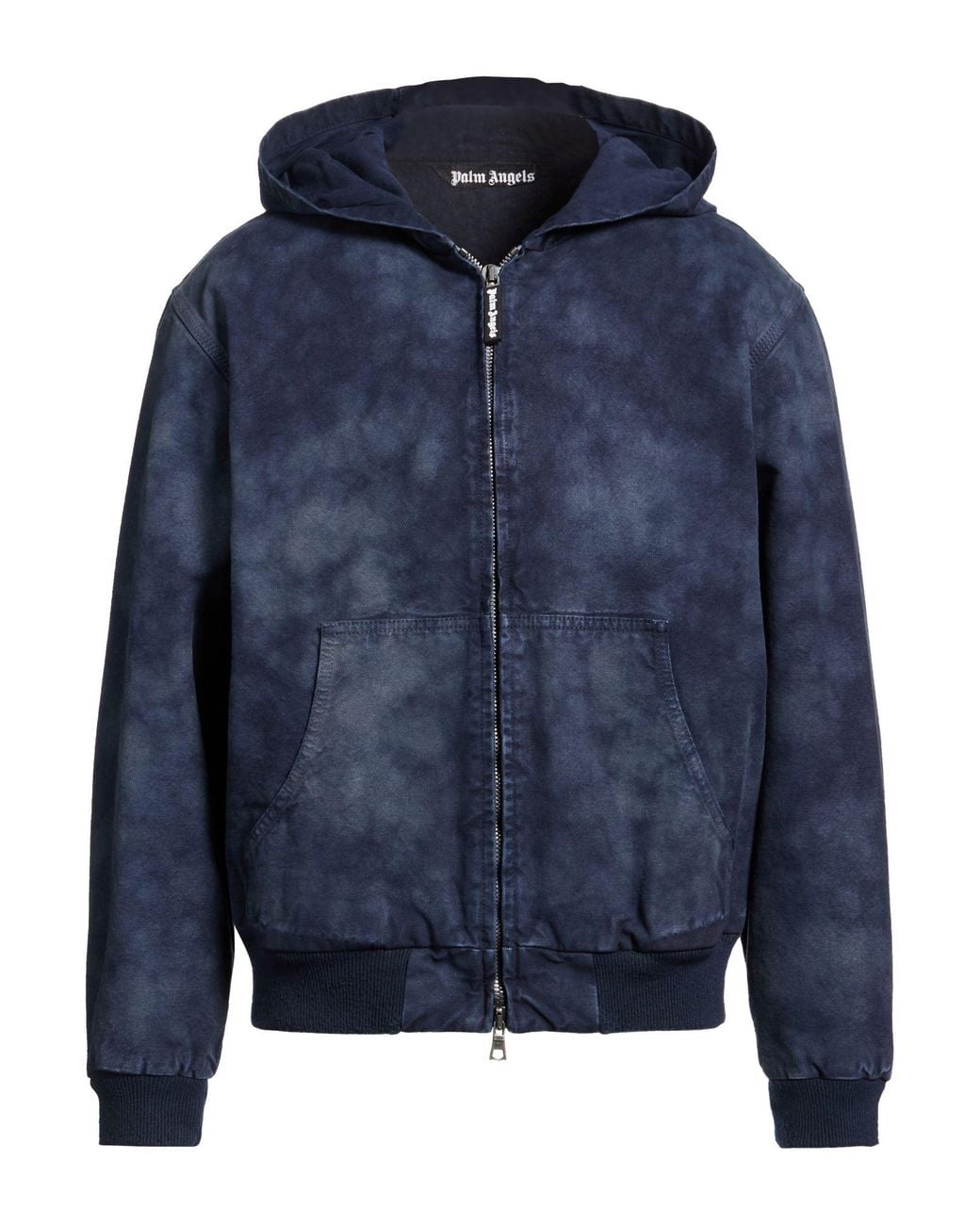 Palm Angels Blue Jacket Cotton for men