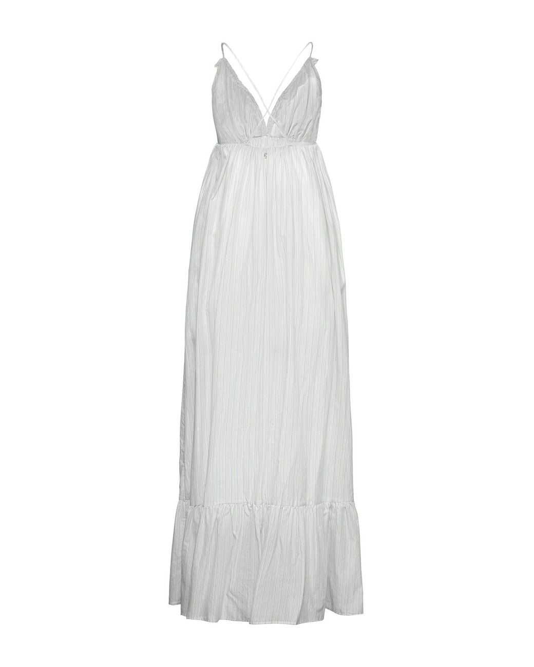 Manila Grace White Maxi Dress