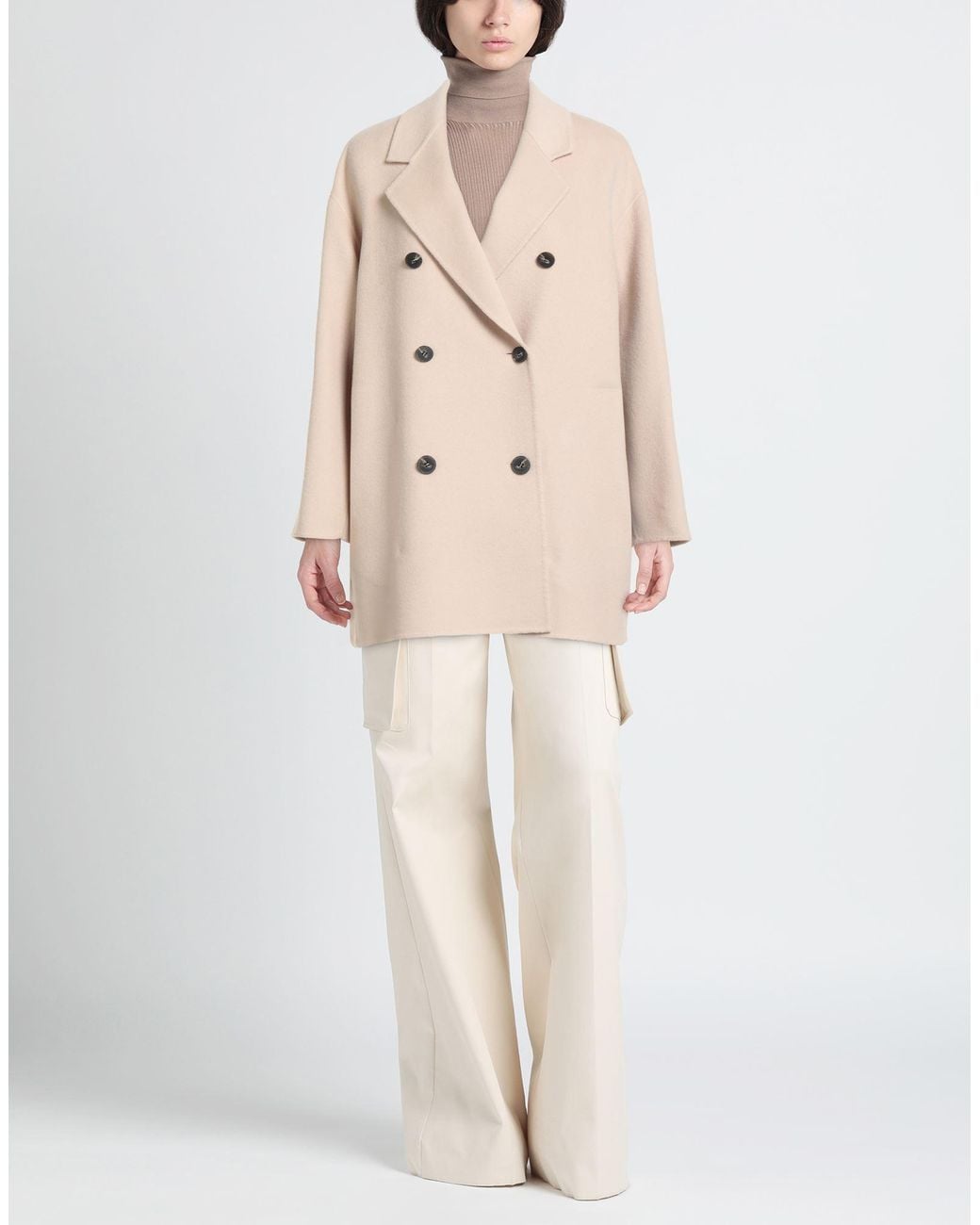 ANNIE PARIS Natural Coat Wool, Polyamide