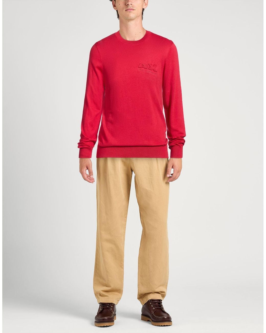 ARMANI EXCHANGE Red Sweaters for men