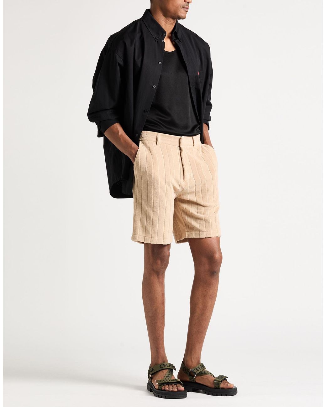Fendi Natural Shorts & Bermuda Shorts for men