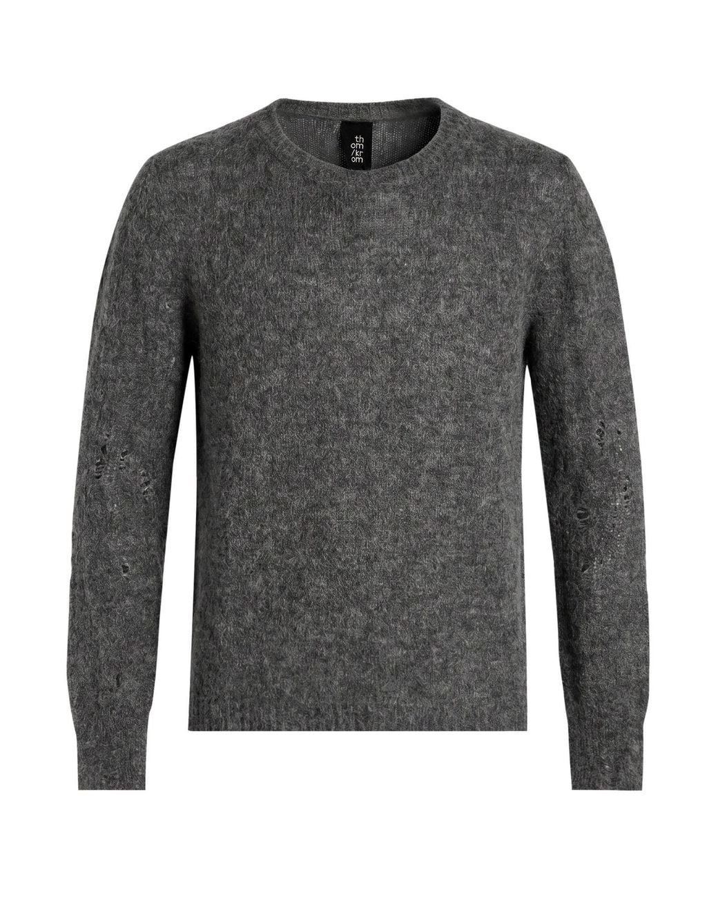 Thom Krom Gray Sweater Alpaca Wool, Polyamide for men